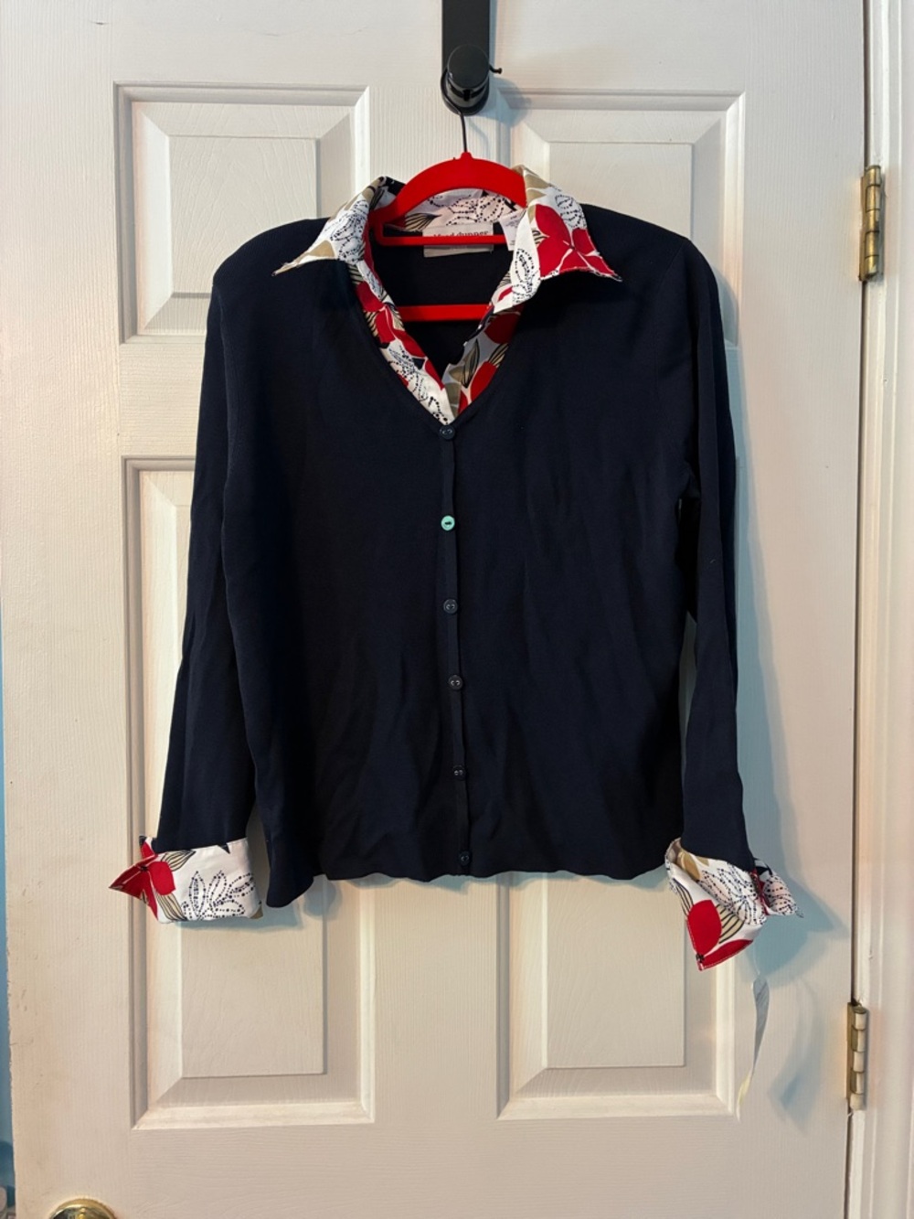 Alfred Dunner Black Garment with Beige Accent